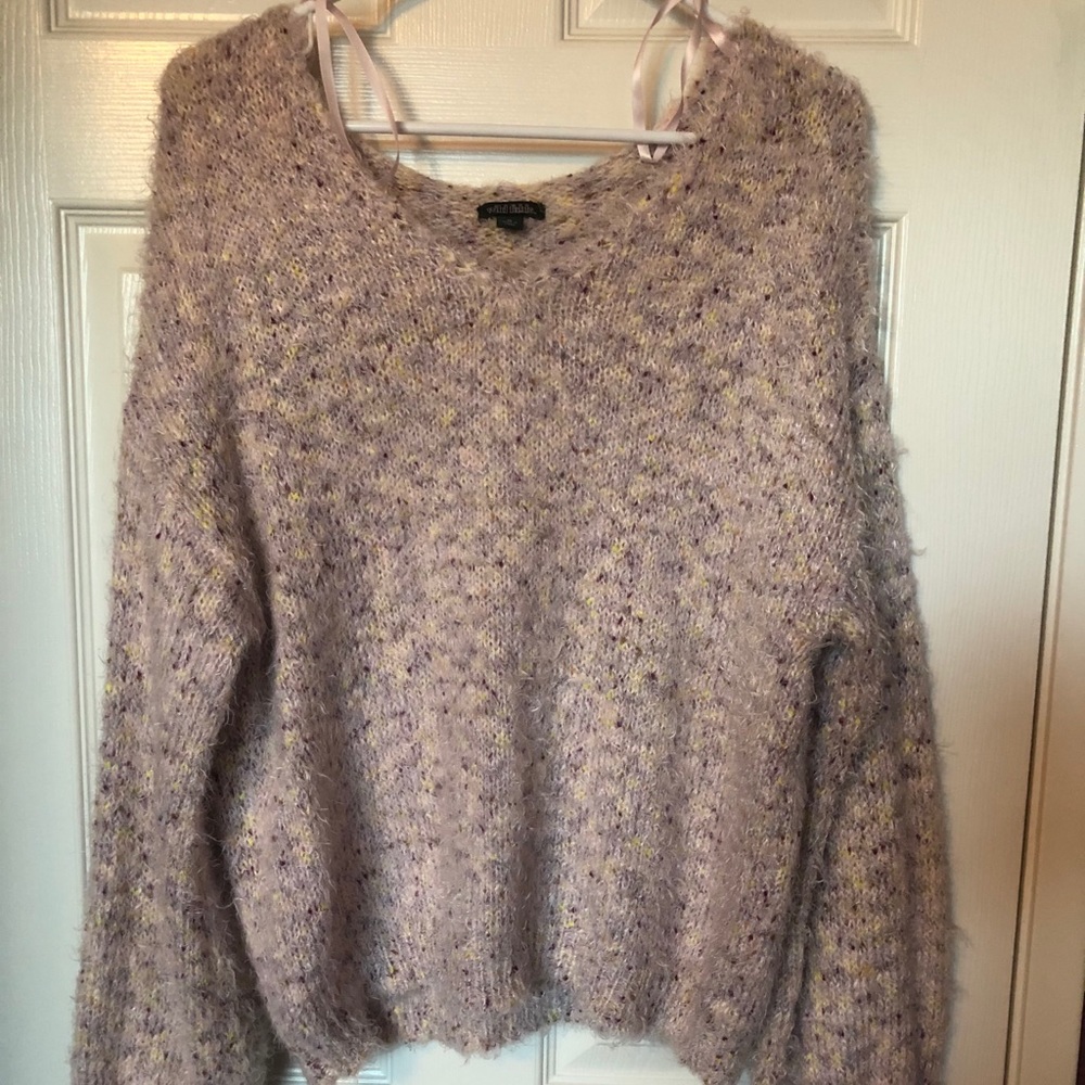 Pastel fuzzy sweater